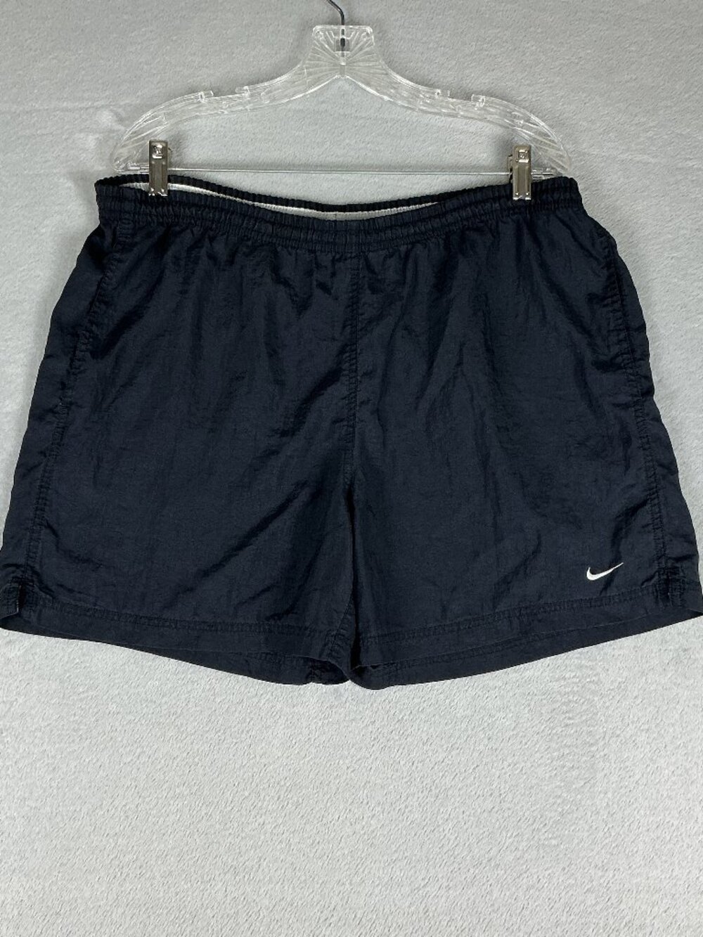 Nike Shorts Women's Large Black Lined Drawstring Waist Active Outdoor Running.